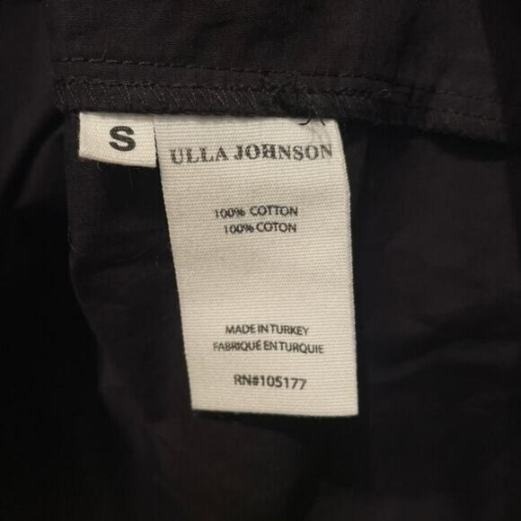 RARE Ulla Johnson Little Black Dress Amiri, S | Puff Sleeves, Tiered Mini $690 - Picture 6 of 6